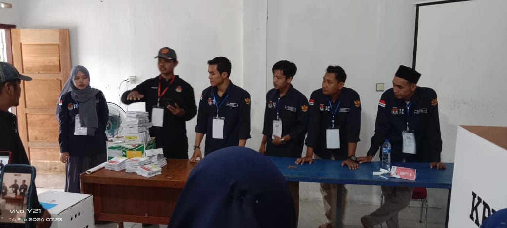 Pemilihan Umum 2024 Desa Muara intan Tapung Hulu Kampar Berjalan Sukses