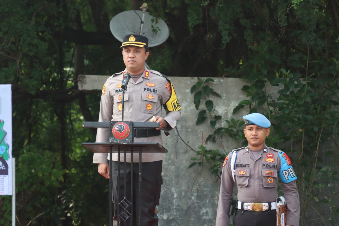 Polres Cirebon Kota Gelar Apel Serpas Tahap Pungut Suara Pemilu 2024