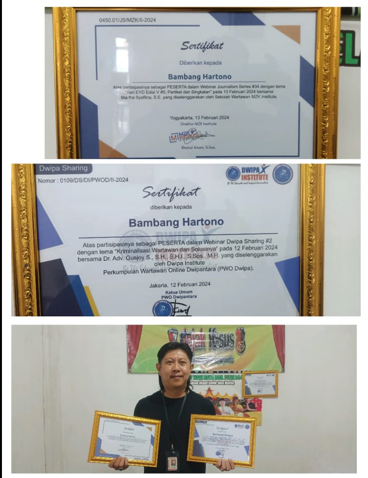 Bambang Hartono Terima Dua Penghargaan Prestisius dari Dwifa Institut dan MZK Institute