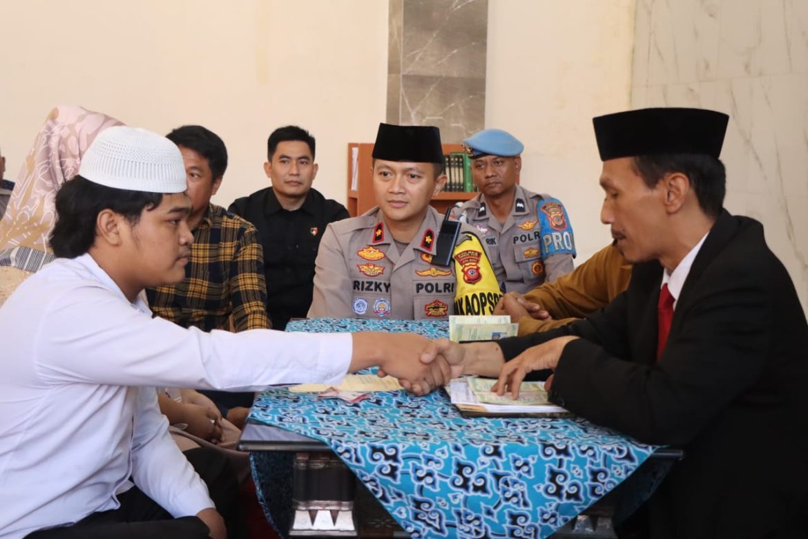 Polres Cirebon Kota Fasilitasi Janji Suci Seorang Tahanan