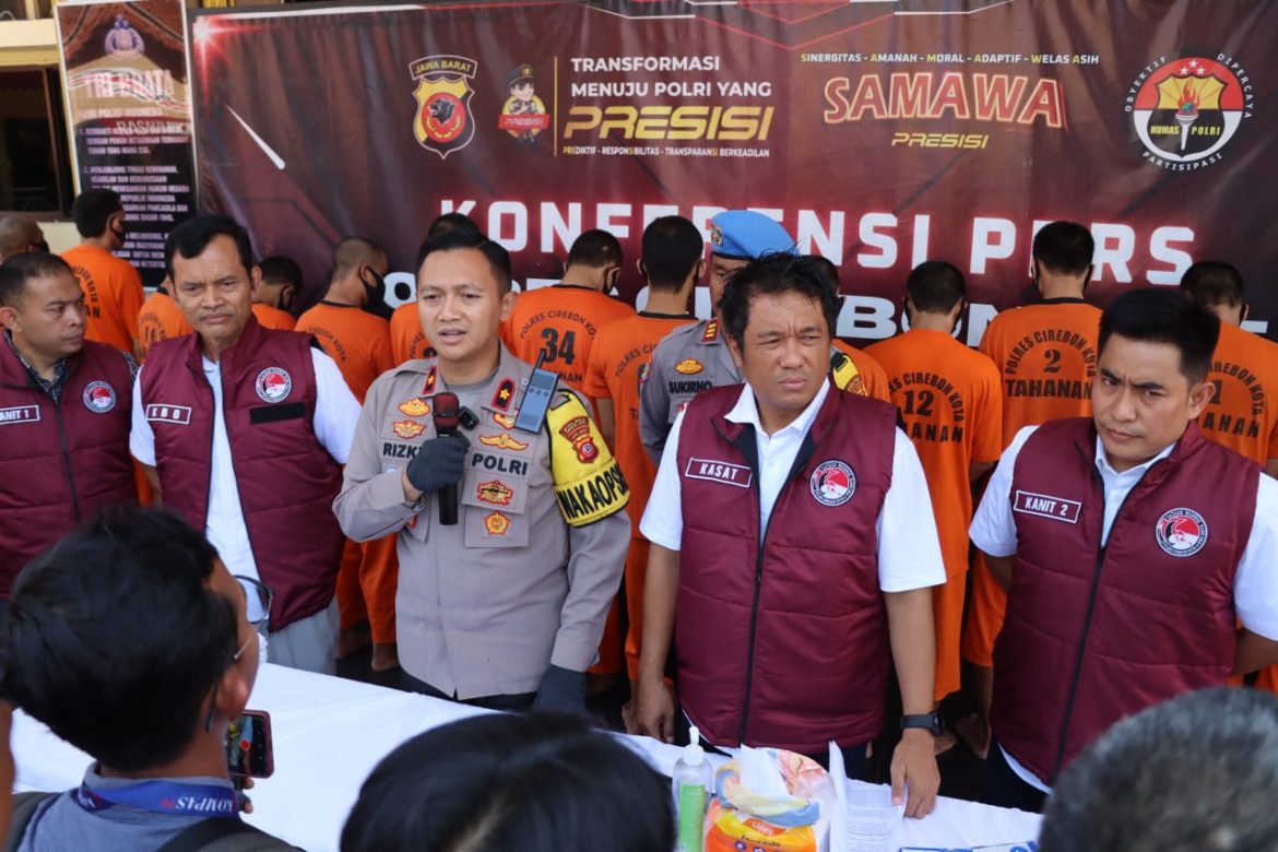 Satres Narkoba Polres Cirebon Kota Berhasil Ungkap 15 Kasus Penyalahgunaan Narkoba Dalam Kurun Waktu Satu Bulan 
