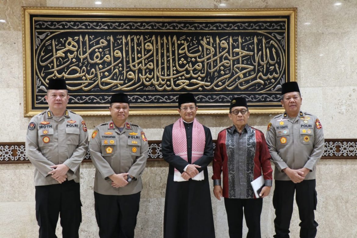 Ditemui Tim Ops NCS Polri, KH Nasaruddin Umar: Masjid Istiqlal Jadi Jembatan Pemersatu Bangsa 