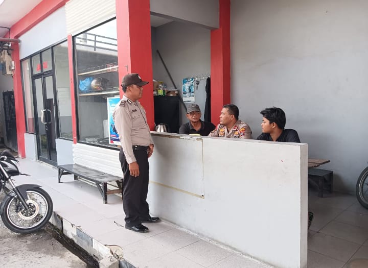 Sat Binmas Polres Tebing Tinggi Sambang Dan Beri Penyuluhan Di SPBU