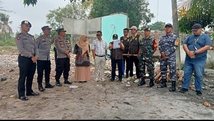 Polres Batubara Bersama Polsek Indrapura Pengamanan Eksekusi Konsinyasi PT. Pelindo