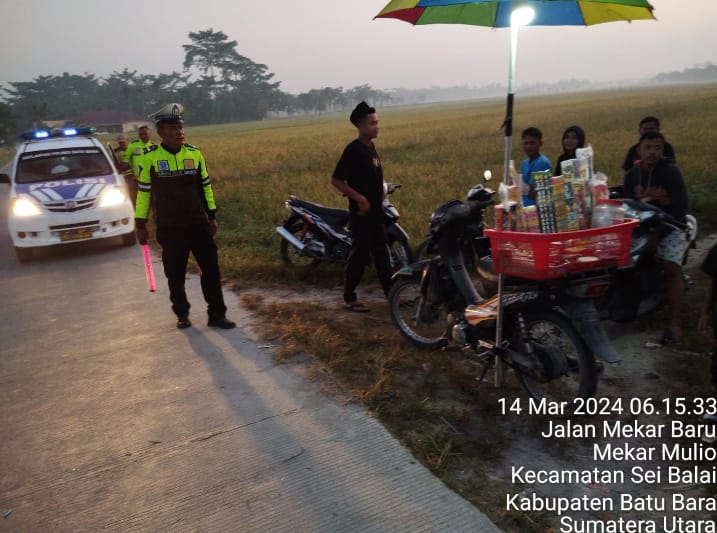 Kasat Lantas Batubara AKP Hotlan W. Siahaan, S.H Pimpin Ops Keselamatan Toba 2024