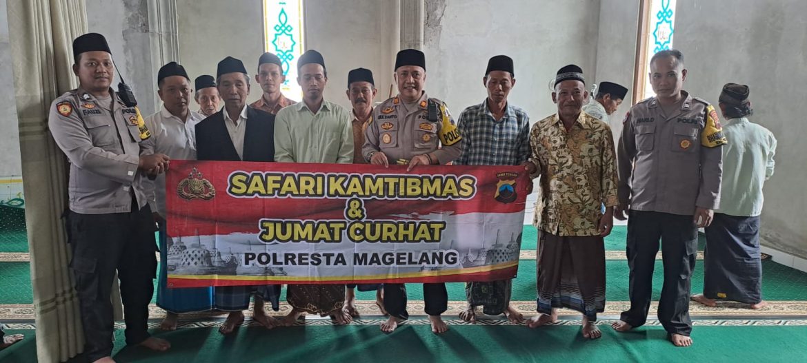 Polsek Grabag laksanakan Safari Sholat jum’at sebagai sarana Harkamtibmas