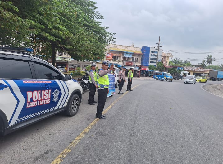 Hari Ke-5 Operasi Keselamatan Toba, Satlantas Polres Tebing Tinggi Tindak Pelanggar Lalu Lintas
