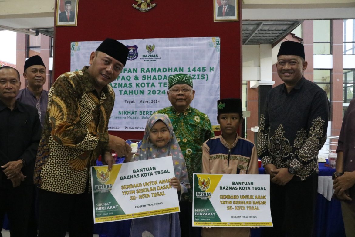 170 Anak Yatim SD/MI di Tegal Selatan Terima Bantuan Baznas