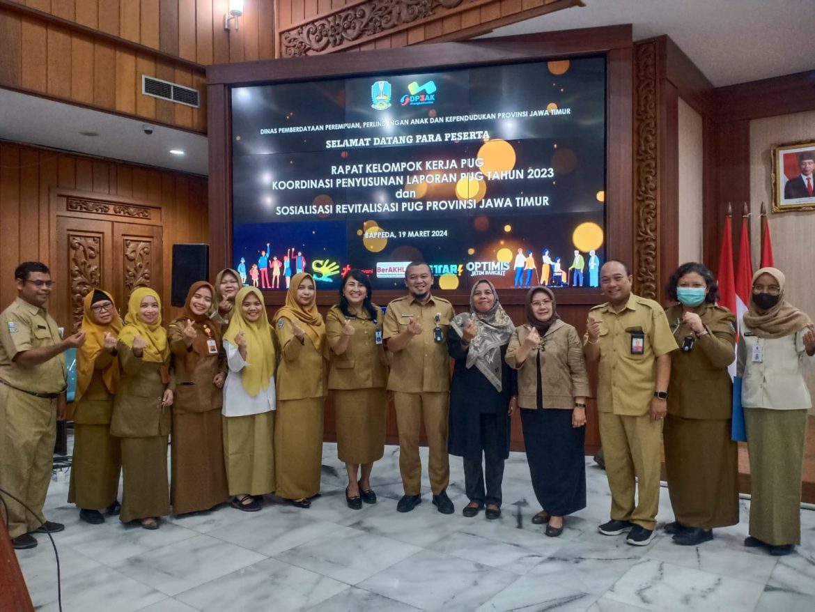 DP3AK Jatim Gelar Rakor Strategi Pengrusutamaan Gender