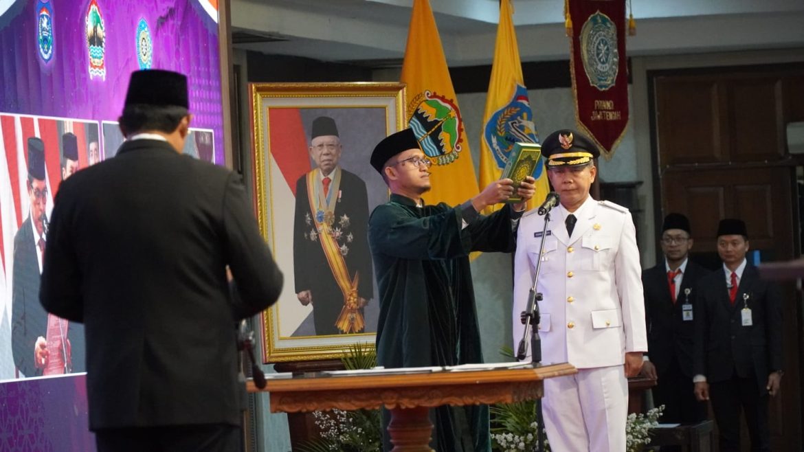Dadang Somantri Resmi Jabat Pj. Wali Kota Tegal