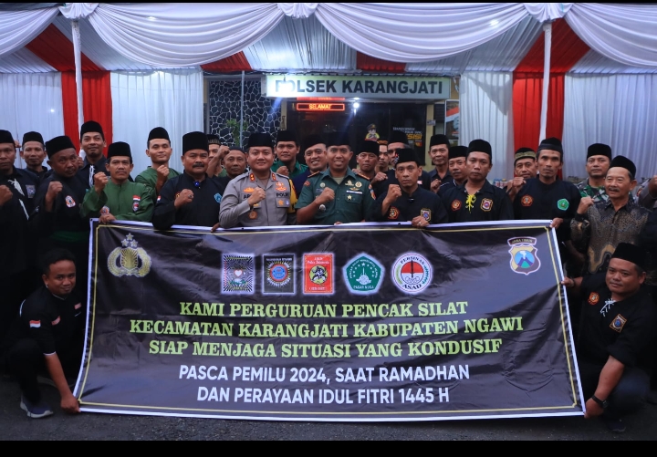 Pelihara Harmonisasi, Polres Ngawi Buka Puasa Bersama Perguruan Pencak Silat
