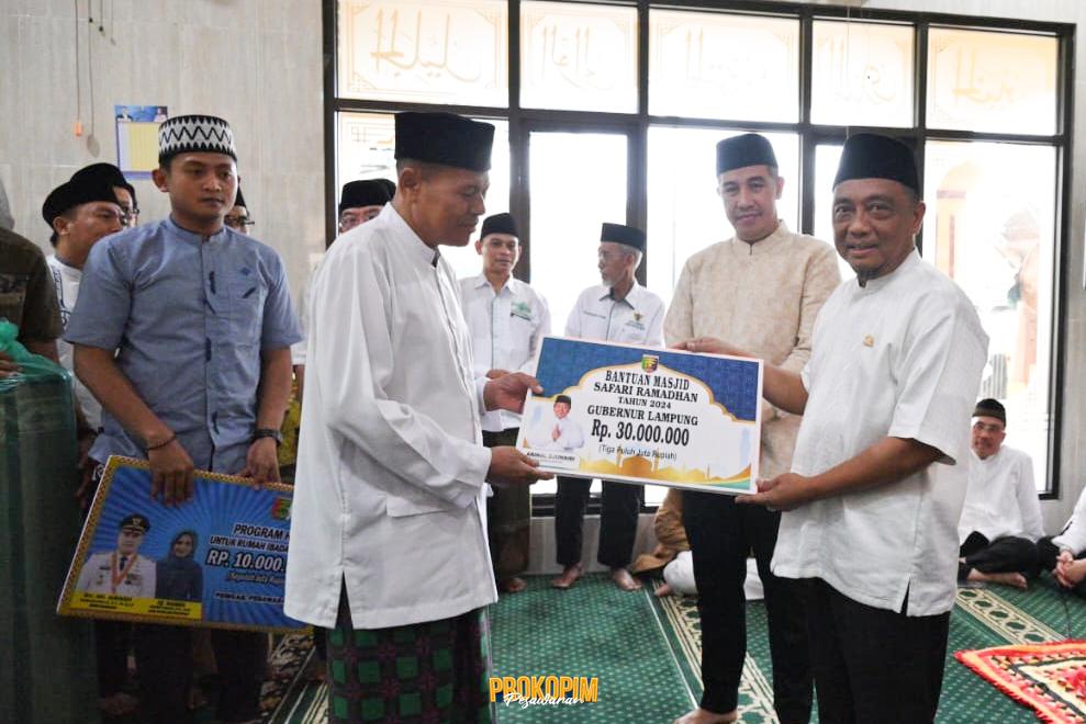 Pemkab Pesawaran Terima Kunjungan Safari Ramadhan Pemprov Lampung  