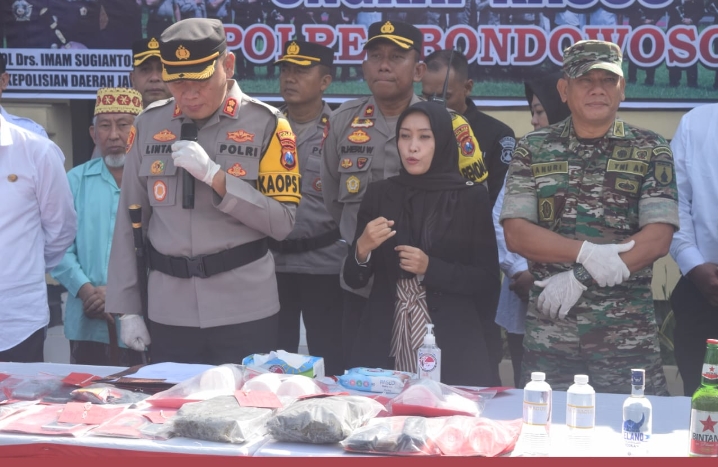 Polres Bondowoso Berhasil Ungkap Sejumlah Kasus di Operasi Pekat Semeru 2024 Selama Ramadhan