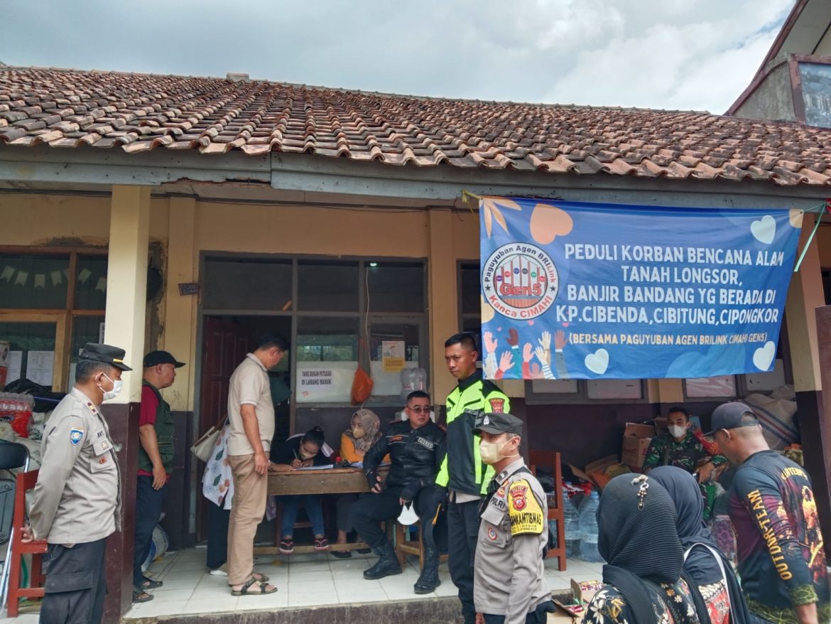 Paska Bencana, Koramil dan Kapolsek Monitoring Gudang Logistik Pengungsi
