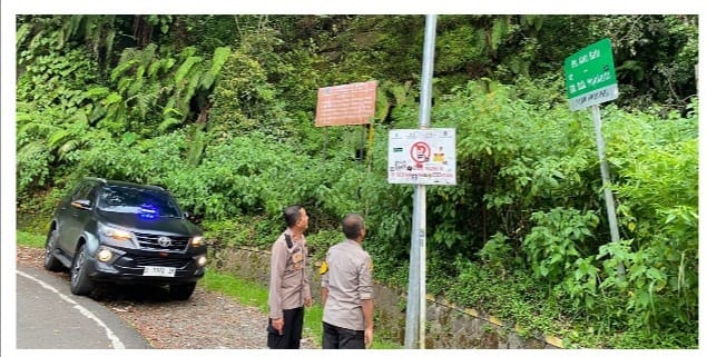 Kapolres Mojokerto Pantau Jalur Ekstrem Mojokerto – Batu di Operasi Ketupat Semeru 2024