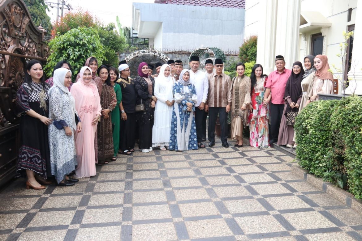 Halal Bihalal Kapolda dengan Gubernur Sumsel dan Forkopimda