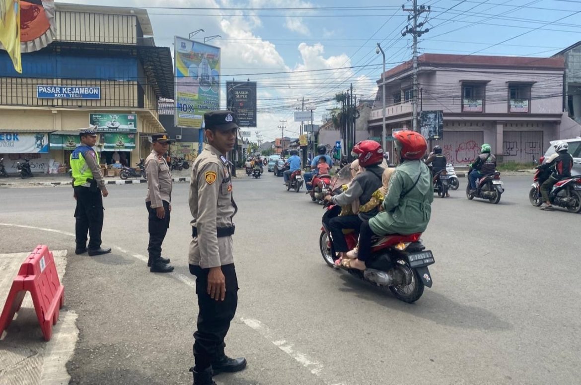H+3 Lebaran Idul Fitri, Arus Balik di Wilayah Kota Tegal Terpantau Landai Lancar