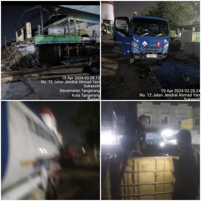 Di Duga Alat Berat Pembangunan PD Pasar Anyer Memakai Solar Bersubsidi