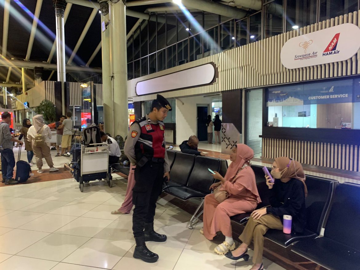 Satuan Samapta Polresta Bandara Soetta Ajak Masyarakat Jaga Kamtibmas Kondusif