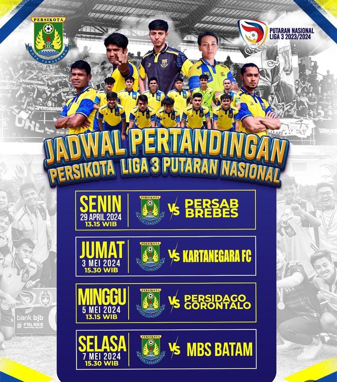 Persikota Tuan Rumah Liga 3 Nasional, Kapolres Inisiasi Deklarasi Damai Suporter