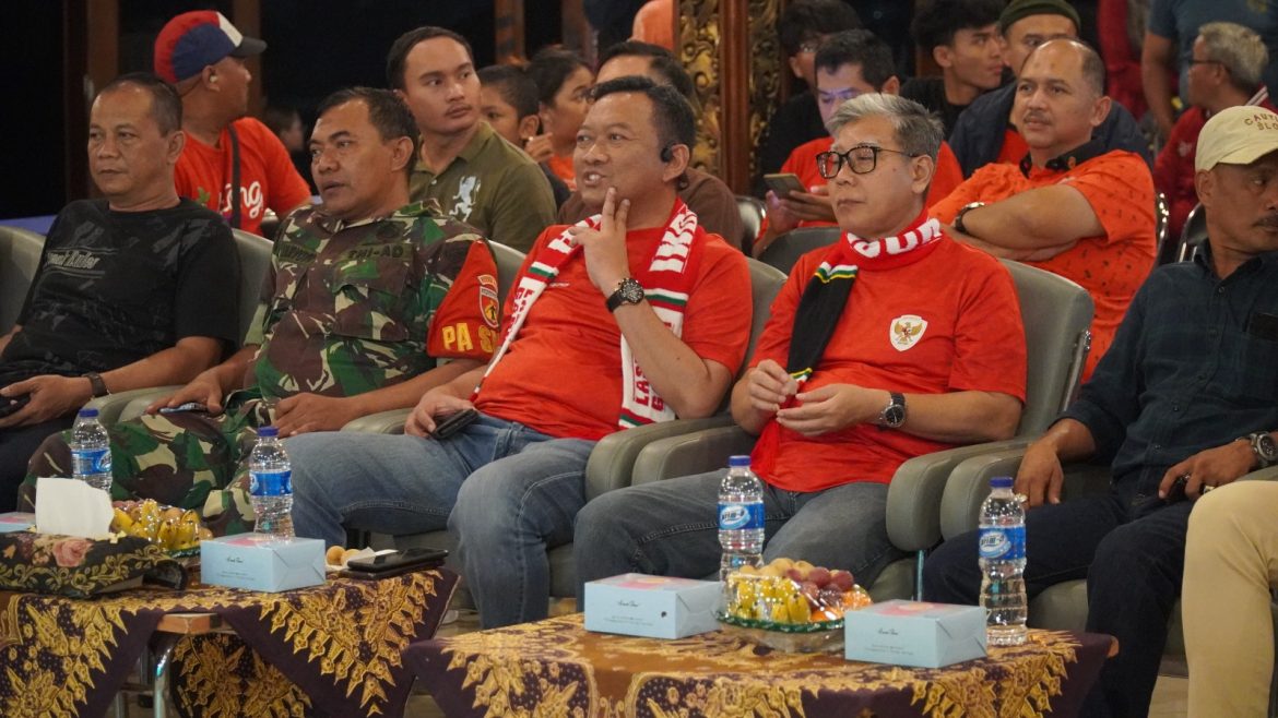 Nobar Timnas U23 di Balai Kota Tegal Dapat TV dan Sepeda