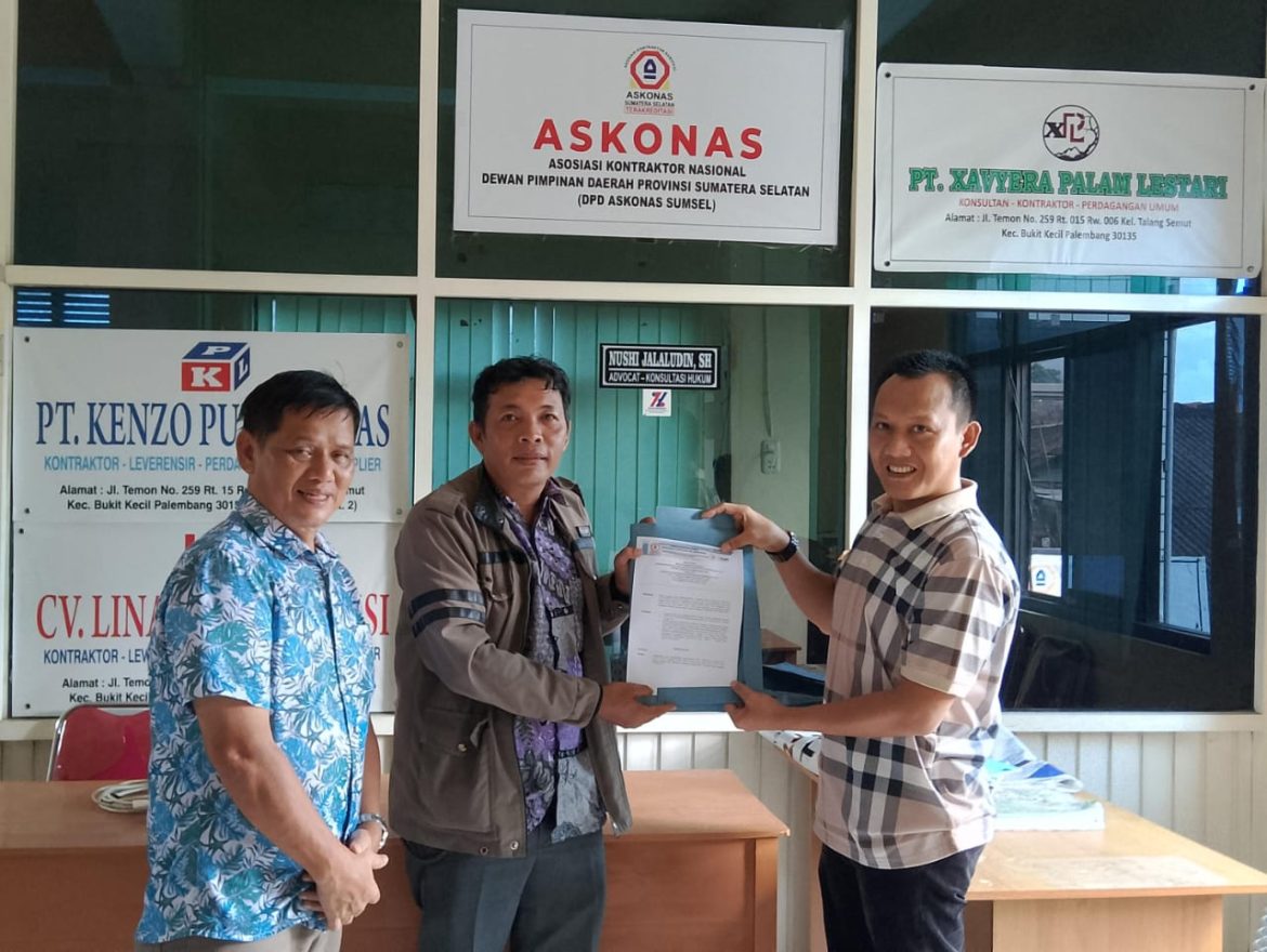Indra Setiawan Menjadi Ketua umum Dpc Askonas Banyuasin.