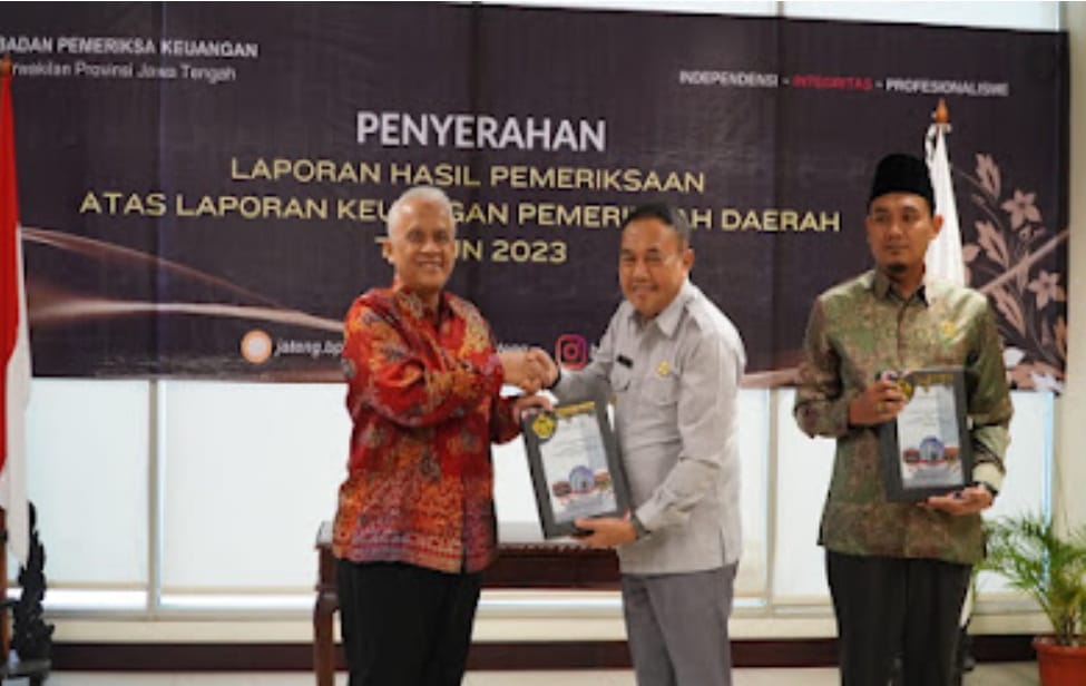Kabupaten Jepara Menerima Opini Wajar Tanpa Pengecualian (WTP) ke 14 Berturut-turut