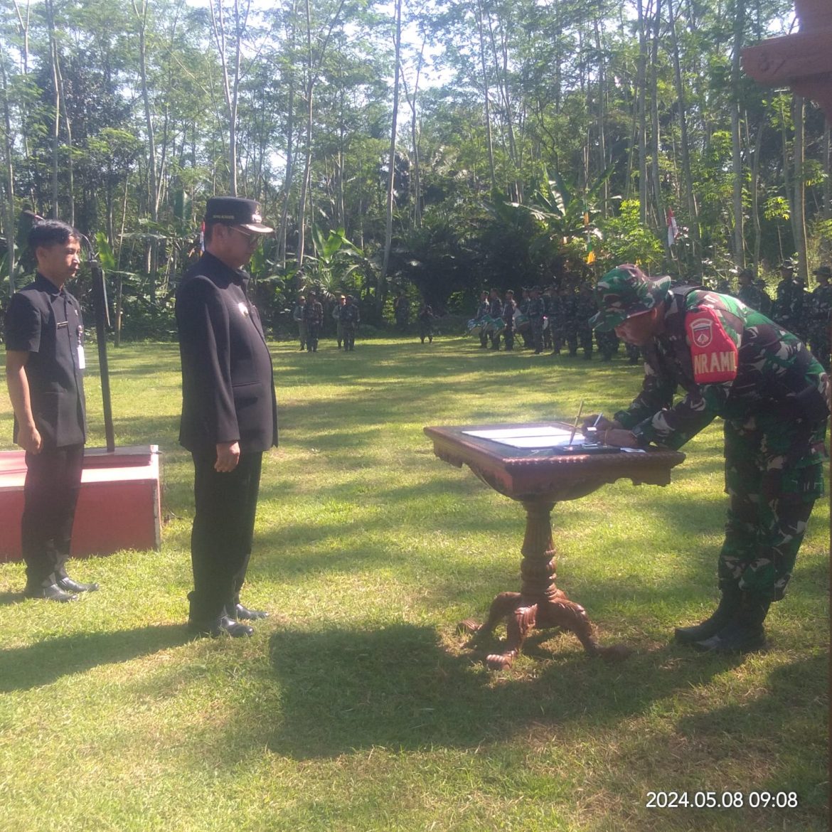 Upacara Pembukaan TNI Manunggal Membangun Desa Sengkuyung Tahap ll TA 2024