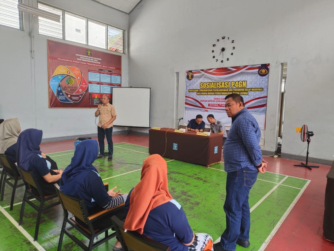 Cegah Penyalahgunaan Narkoba, Polres Jepara Gelar Sosialisasi Bahaya Narkoba Ke WBP