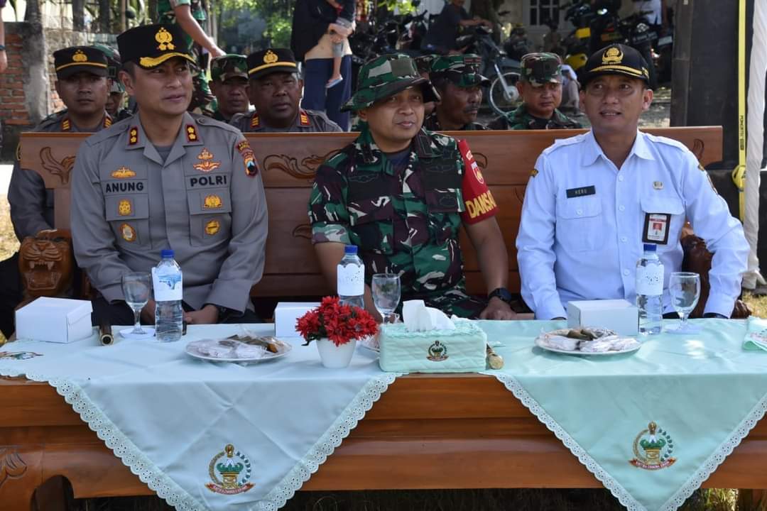Kodim 0717/ Grobogan Gelar Upacara Pembukaan TMMD Sengkuyung Tahap II di Desa Kedungwungu