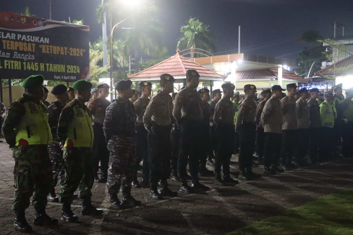 Wujudkan Kondusifitas Wilayah, Polres Tegal Kota Gelar Patroli Gabungan Skala Besar