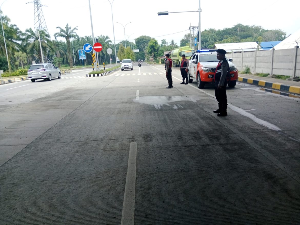 Patroli Presisi Sat Samapta Polres Langkat, Ciptakan Kondisi Aman dan Lancar di Kota Stabat. 