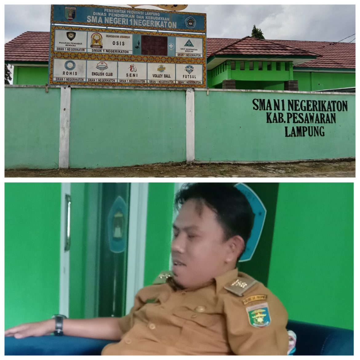 Pengunaan Dana Bos SMAN 1 Negeri Katon Perawatan Lampung Perlu Di Pertanyakan