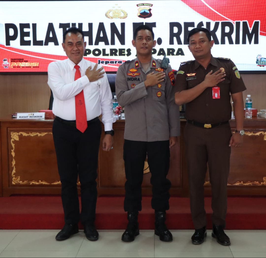 Tingkatkan Kemampuan Personel, Polres Jepara Gelar Pelatihan Reskrim