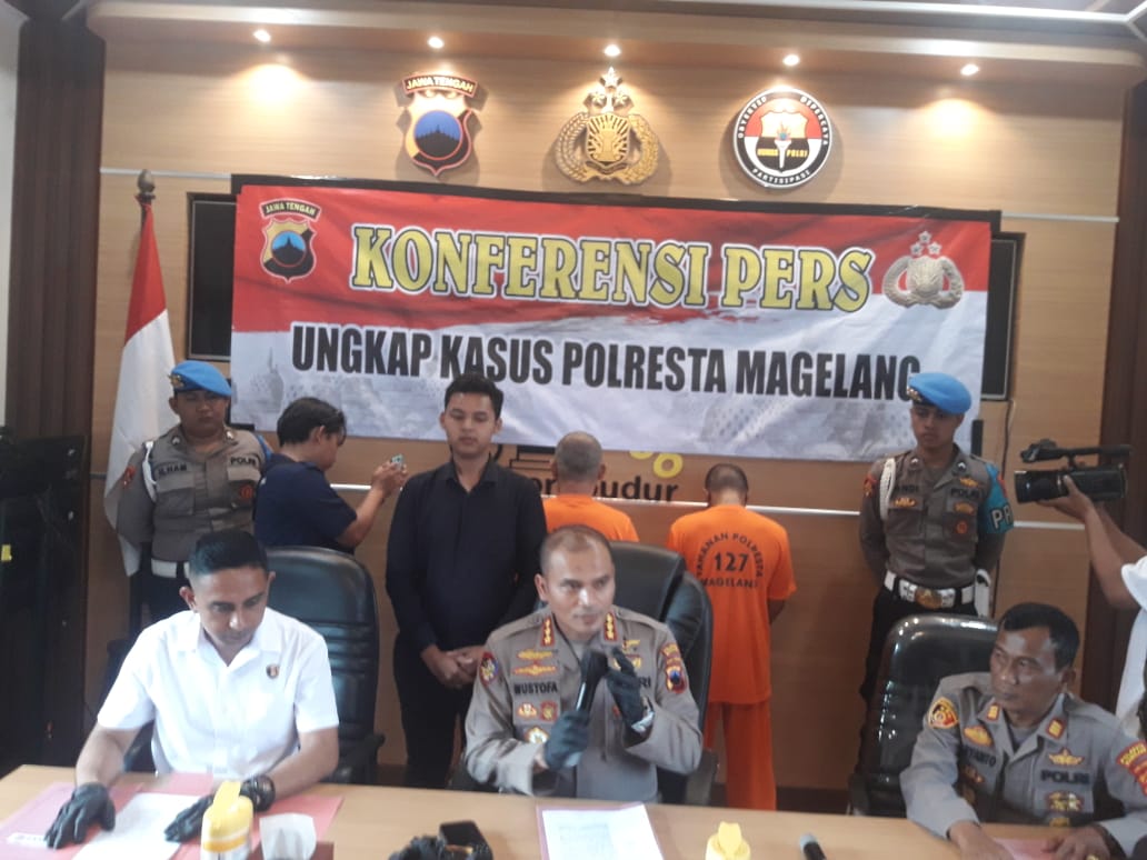 Pelaku Pembakaran Sepeda Motor di Srumbung Berhasil di Tangkap Polresta Magelang 