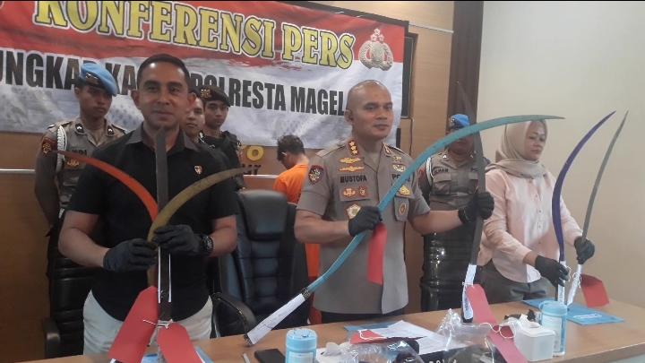 Polresta Magelang Amankan Pelaku Penganiayaan, Yang sempat Viral di Medsos