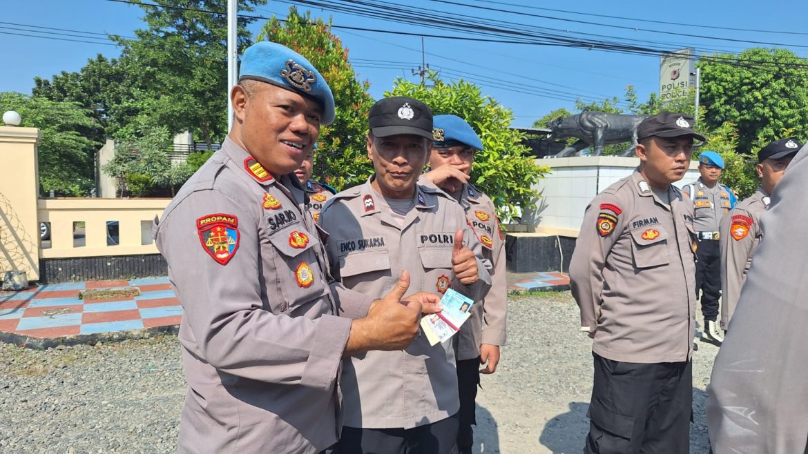 SiPropam Polres Majalengka Gelar Ops Gaktibplin dan Pengecekan Identitas Personil Polsek Sumberjaya