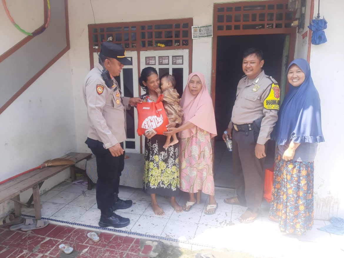Polsek Astanajapura Laksanakan Program Penanggulangan Stunting