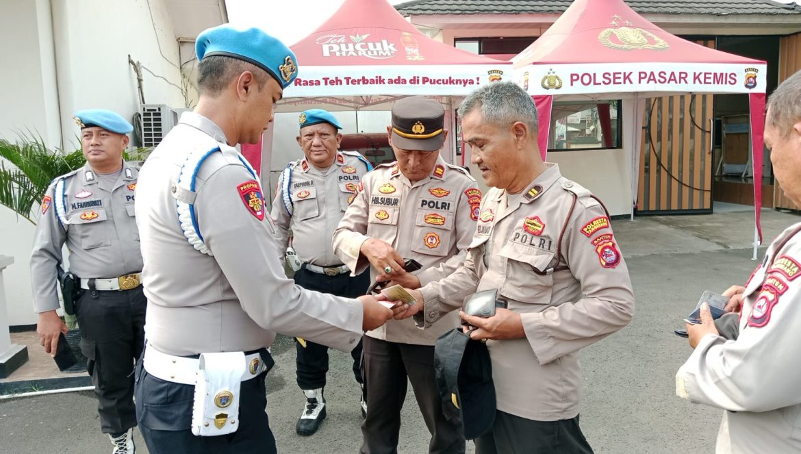 Bid Propam Polda Banten Cek Personel Polri di Polsek Pasar Kemis Polresta Tangerang