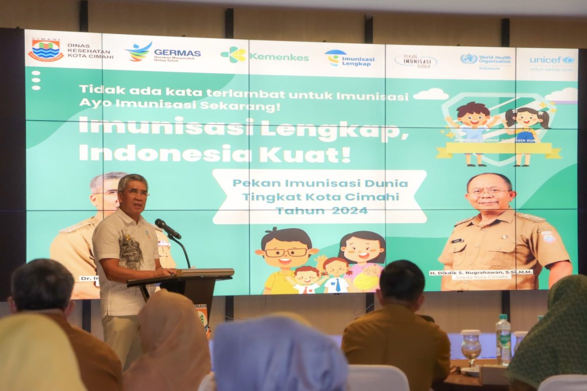 Pekan Imunisasi Dunia, Kota Cimahi Cegah Penyakit dengan Imunisasi (PD3I) Dasar Lengkap untuk Bayi dan Balita