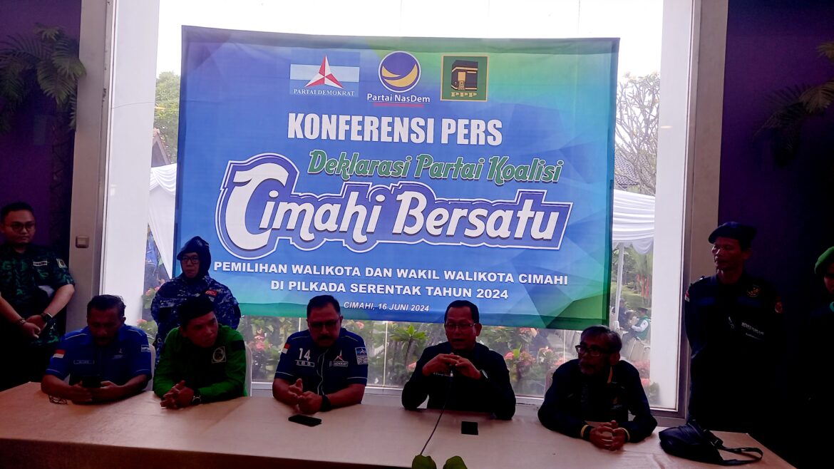 PPP, Nasdem dan Demokrat Bentuk Koalisi ‘Cimahi Bersatu’ Dukung Dikdik S. Nugraha Maju di Pilwalkot 2024