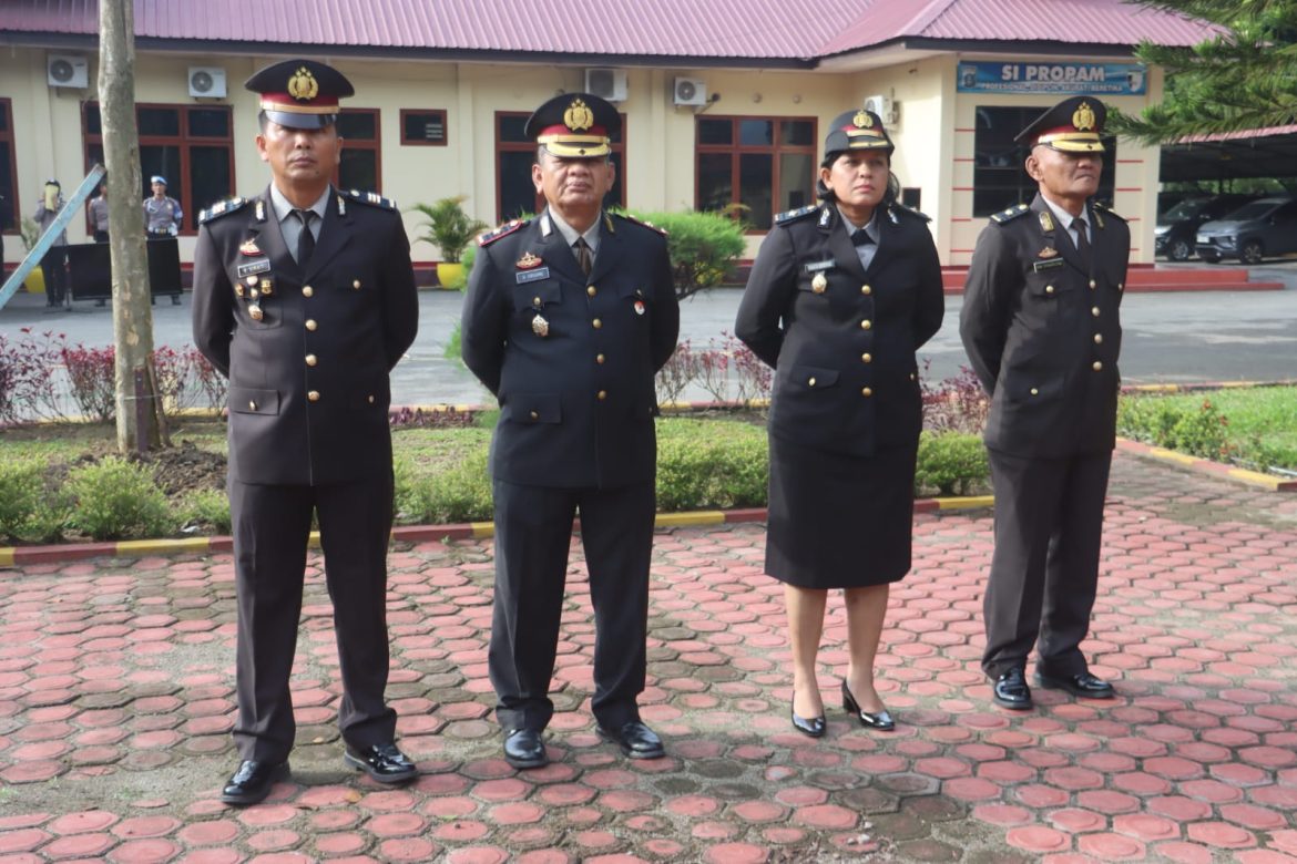 Upacara Peringatan Hari Lahir Pancasila di Polres Langkat.