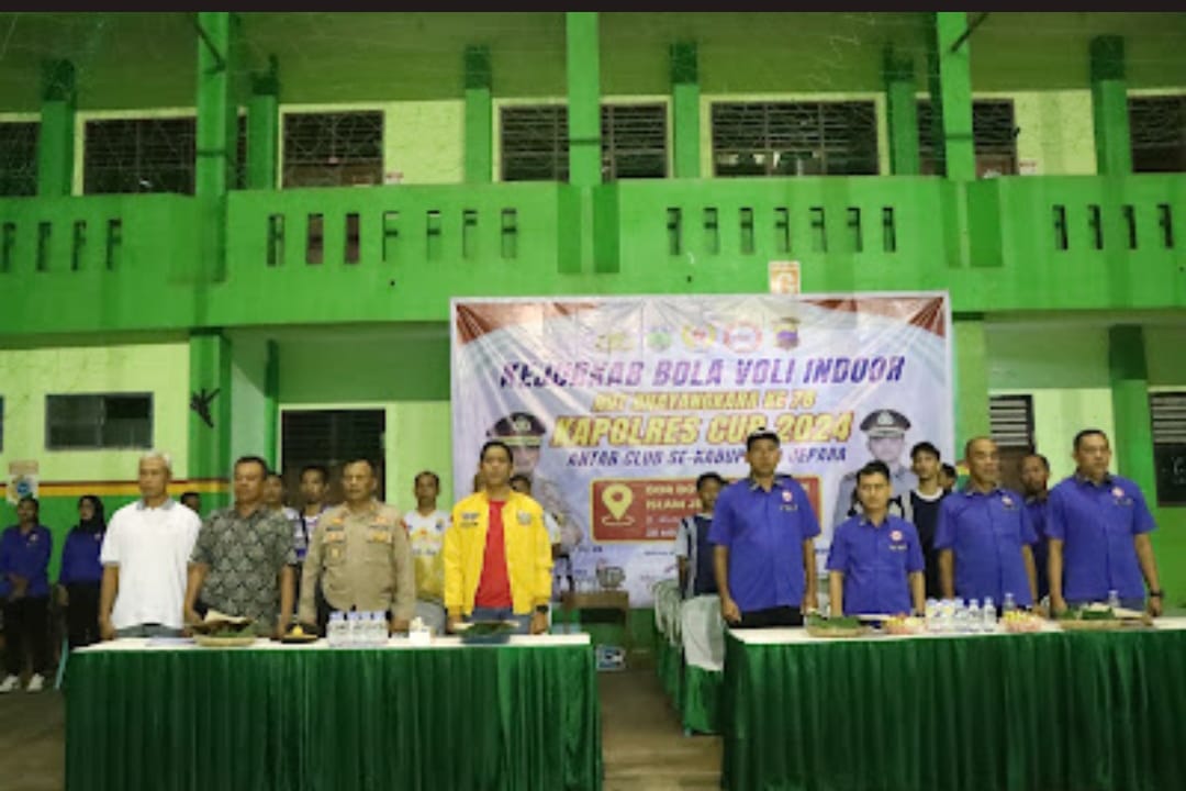 Gelar Kejurkab Bola Voli Indoor Kapolres Cup 2024, Polres Jepara Jaring Bibit Atlet