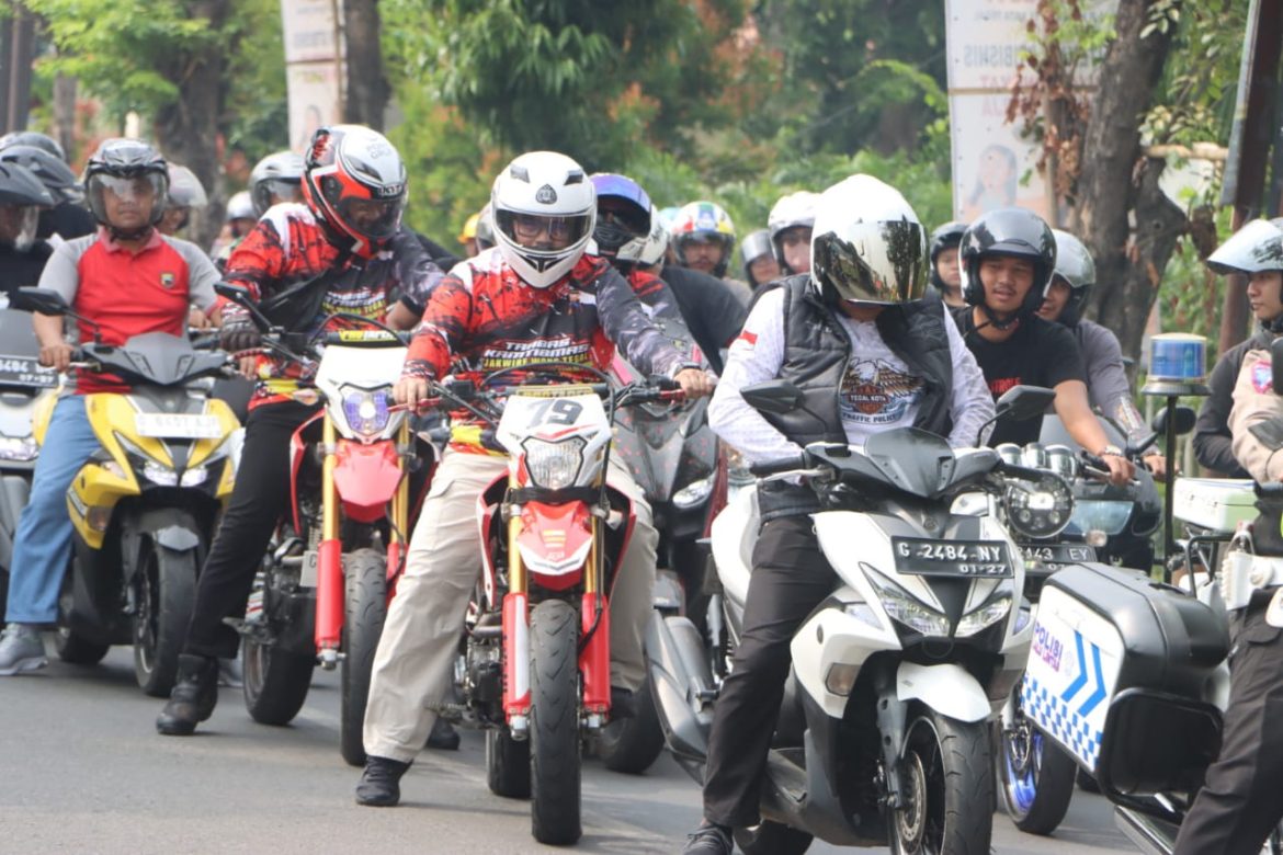 Polres Tegal Kota Gelar Trabas Kamtibmas Bersama Kapolda Jawa Tengah