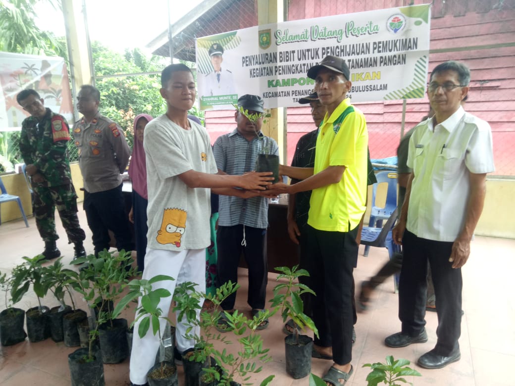 Pemerintah Desa Lae Ikan Salurkan Bibit Pohon Untuk Produksi Tanam Pangan. 