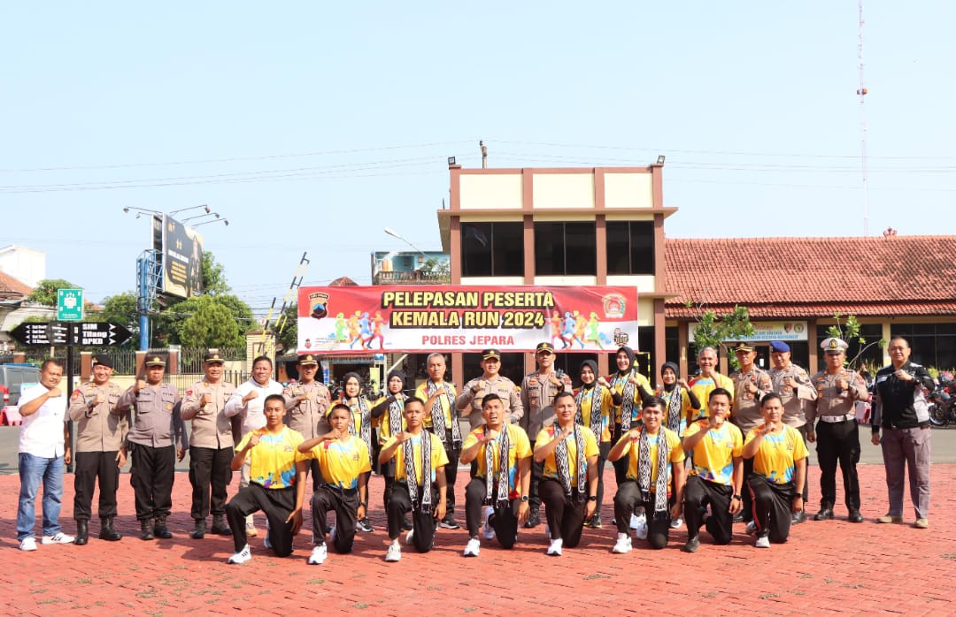 Lepas Peserta Kemala Run 2024, ini Pesan Kapolres Jepara
