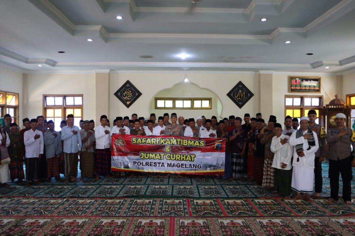 Safari Kamtibmas, Kapolresta Magelang Ajak Masyarakat Jaga Kamtibmas