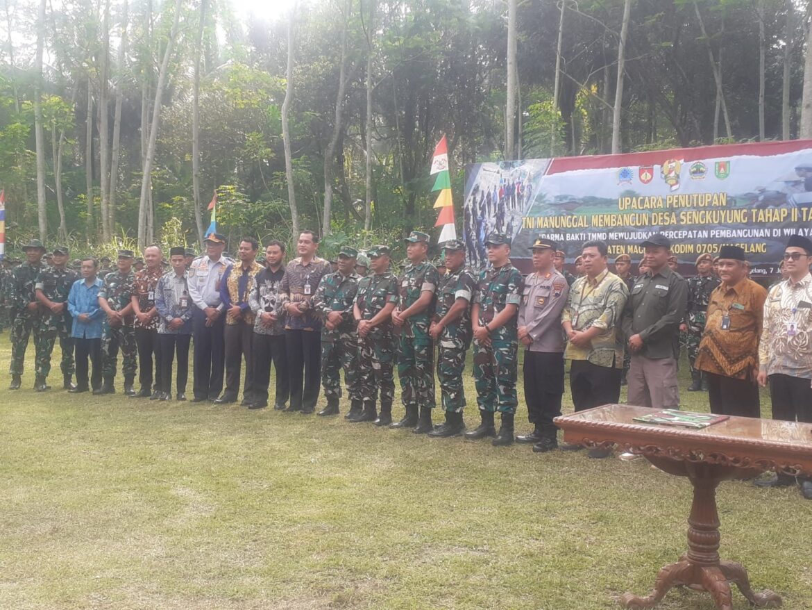 TMMD Sengkuyung Tahap II 2024 di Desa Bateh Candimulyo Resmi Ditutup
