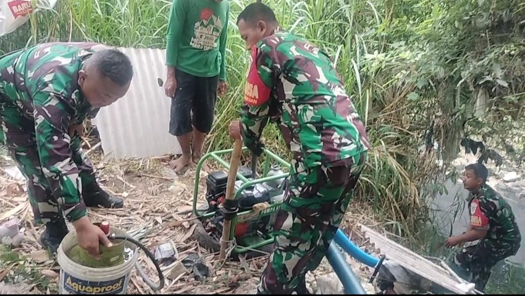 Sejahterakan Petani, Babinsa Kecapi Lakukan Pendampingan Poktan Mulya Tani
