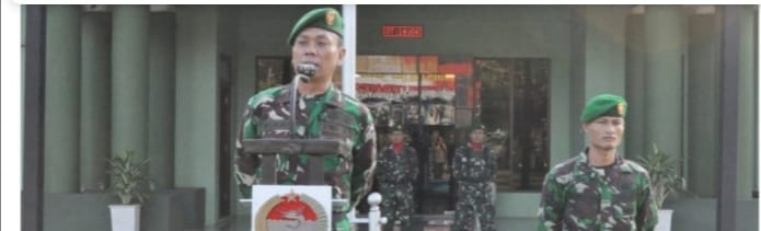 Kodim 0817/Gresik Laksanakan Upacara Bendera Tingkatkan Semangat Nasionalisme